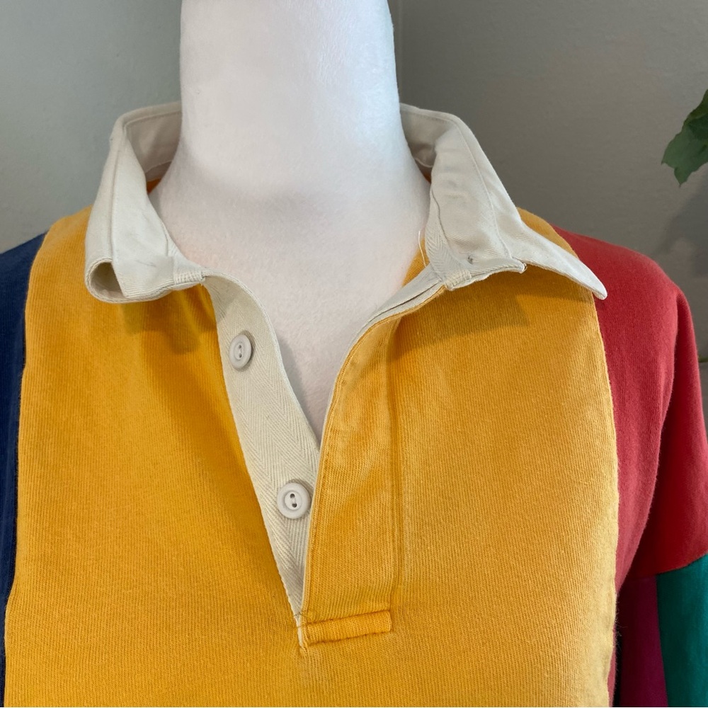Bachrach Vintage Colorful Women's Polo Top size XXL 100% Cotton - Picture 3 of 8